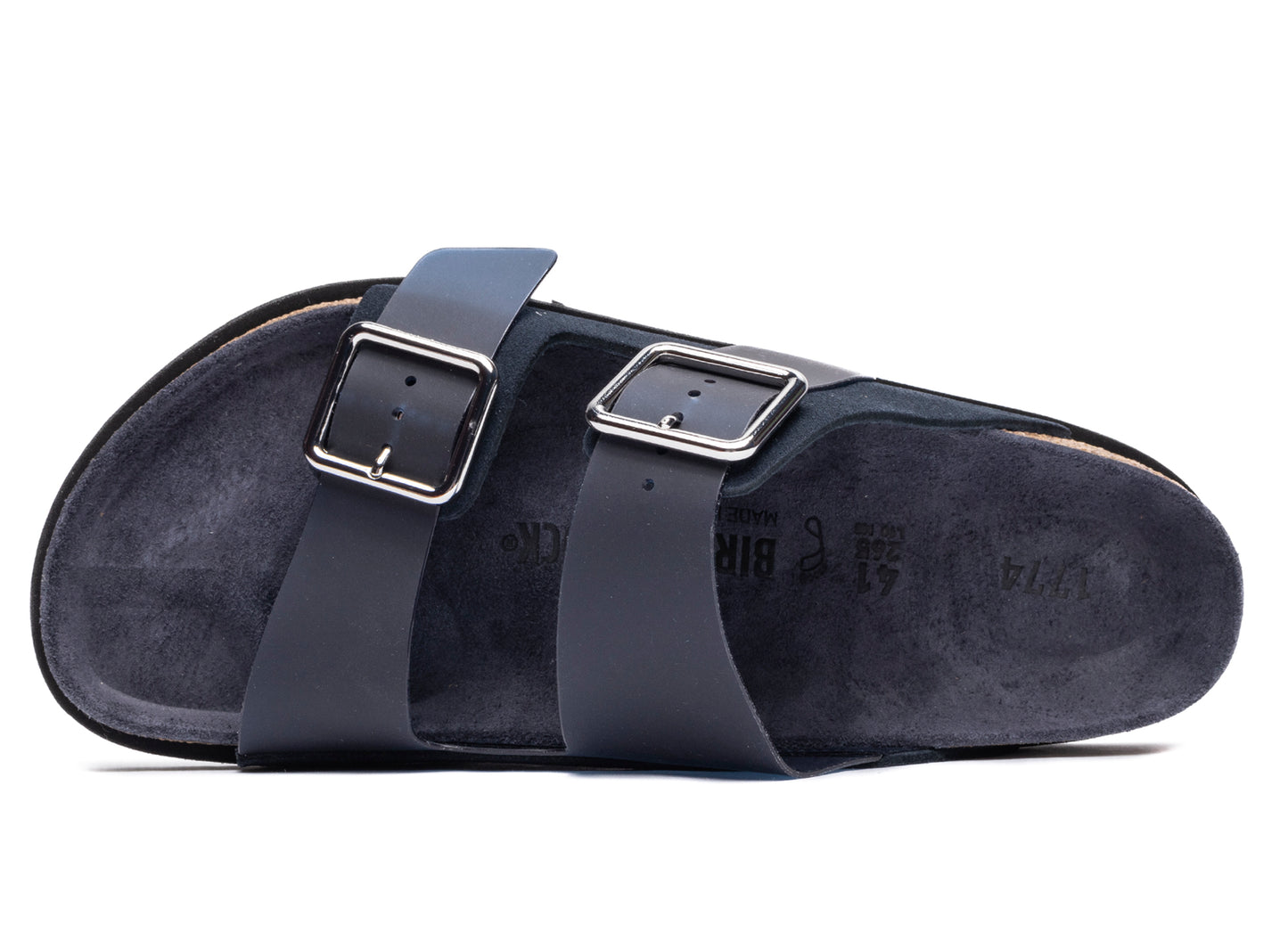 Birkenstock Arizona Milky PVC 1774 in Dark Navy - view 3
