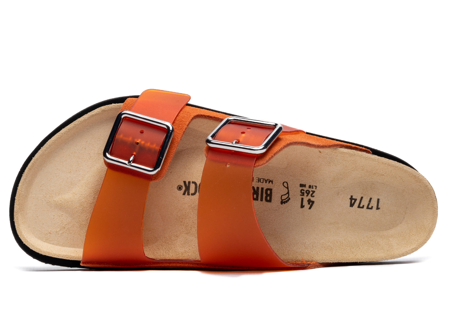Birkenstock Arizona Milky PVC 1774 in Vibrant Rose - view 3