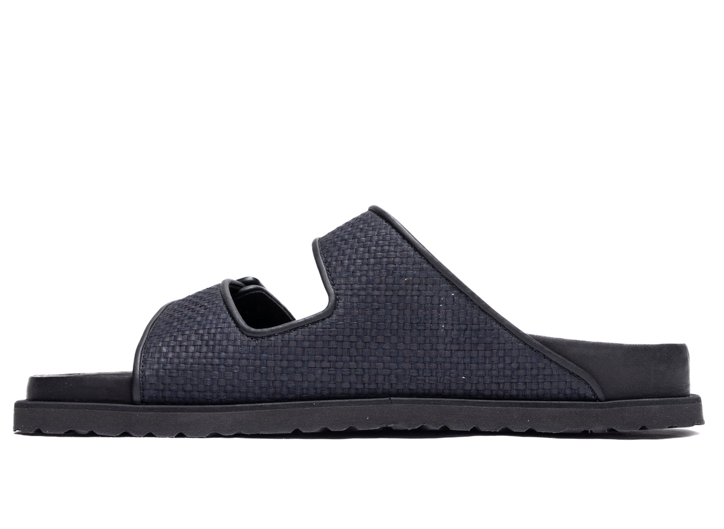 Birkenstock Arizona Raffia Luxe 1774 in Black - view 2