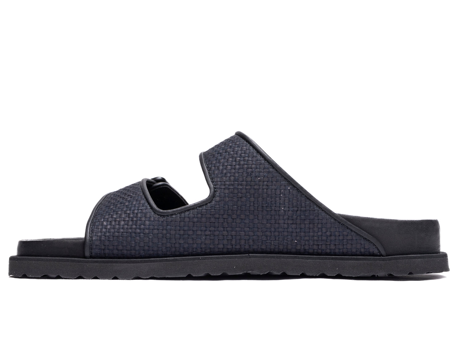 Birkenstock Arizona Raffia Luxe 1774 in Black - view 2