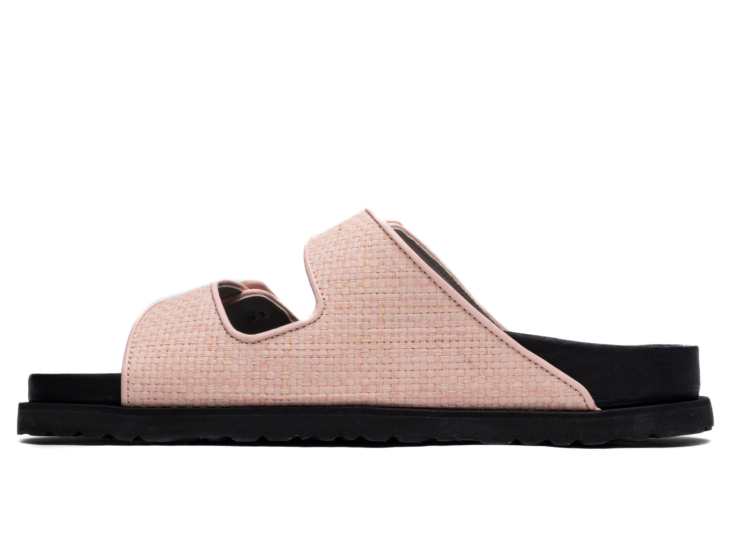Birkenstock Arizona Raffia Luxe 1774 in Chintz Rose - view 2
