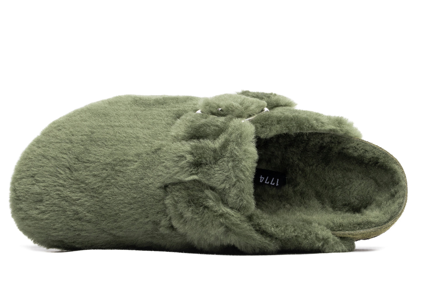 Birkenstock Boston 1774 in Shearling Green - view 2