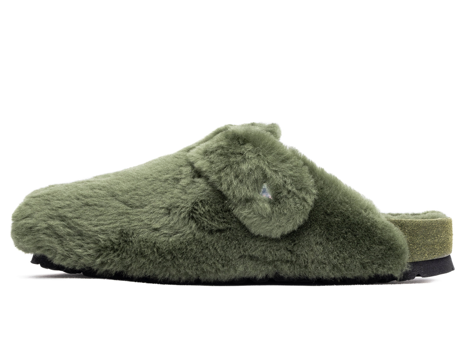 Birkenstock Boston 1774 in Shearling Green - view 3