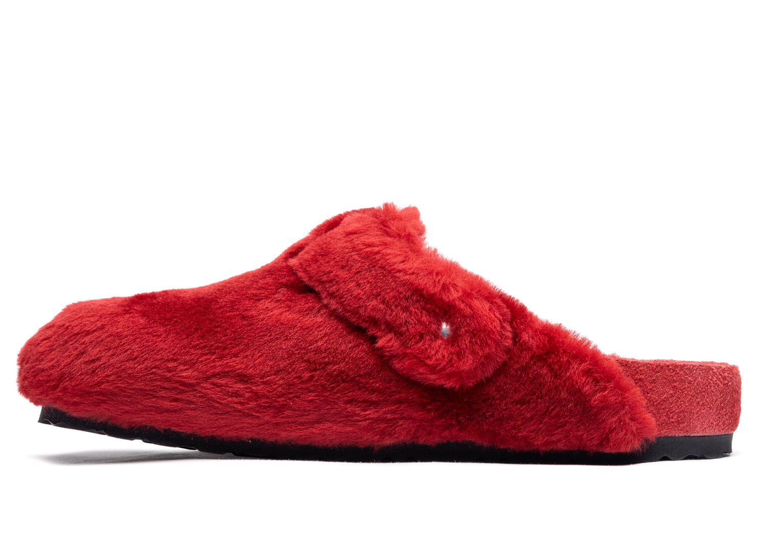 Birkenstock Boston 1774 in Shearling Red - view 3