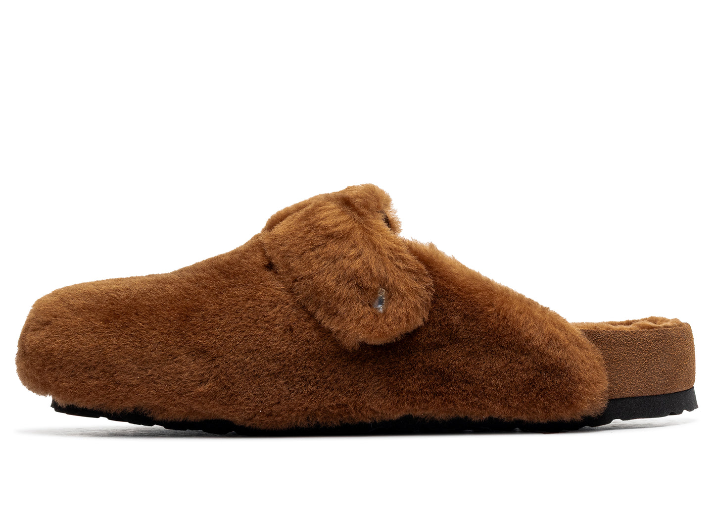 Birkenstock Boston SK1 1774 Shearling Caramel LAF - view 3