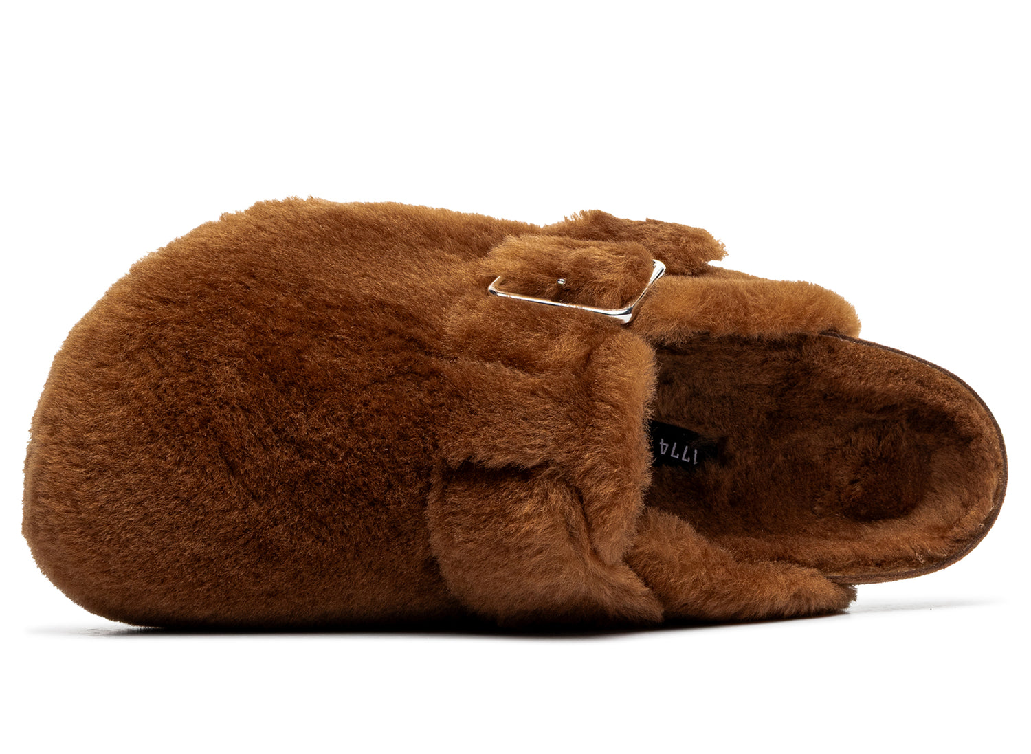 Birkenstock Boston SK1 1774 Shearling Caramel LAF - view 4