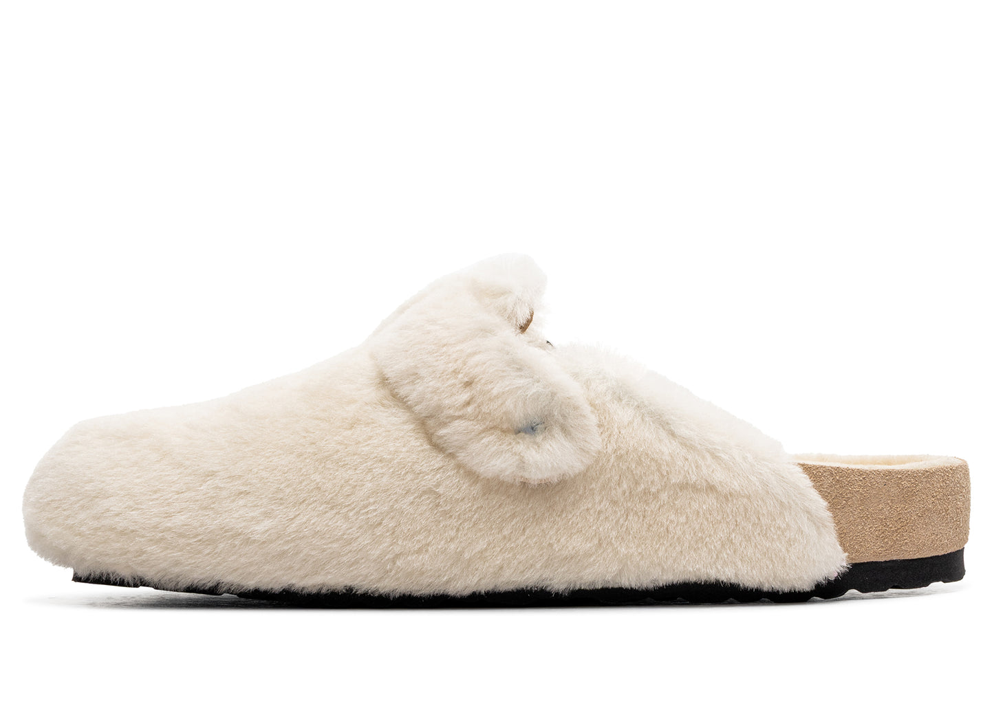 Birkenstock Boston SK1 1774 Shearling Cream LAF - view 3