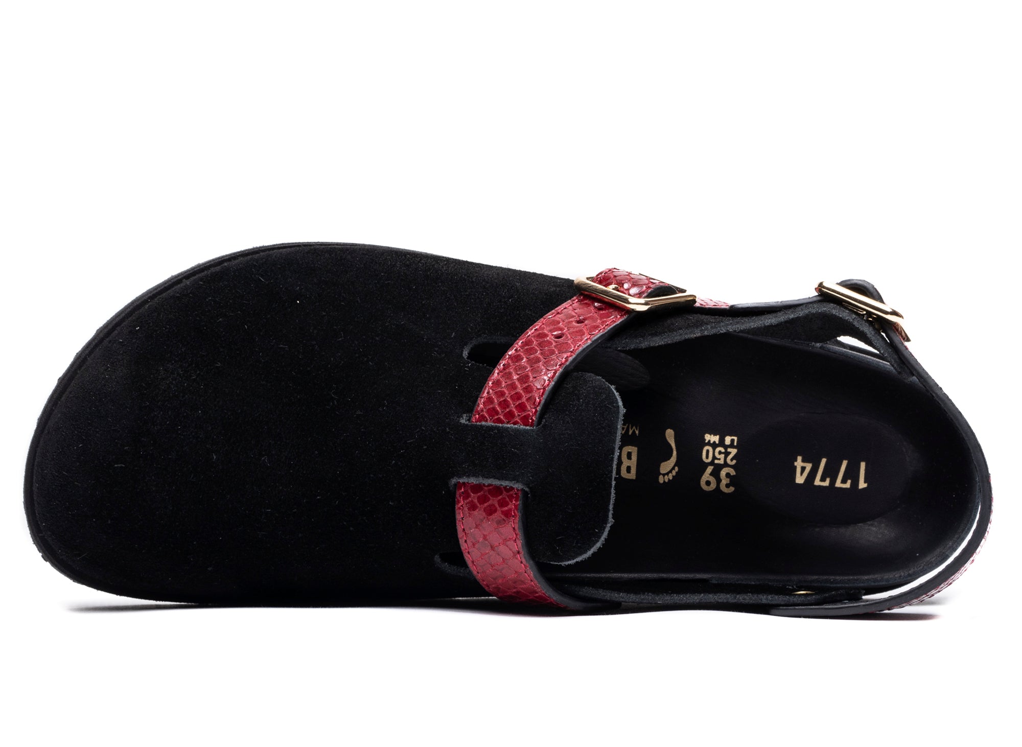 Birkenstock Tokio II Lined 1774 in Black/Red | Oneness – Oneness