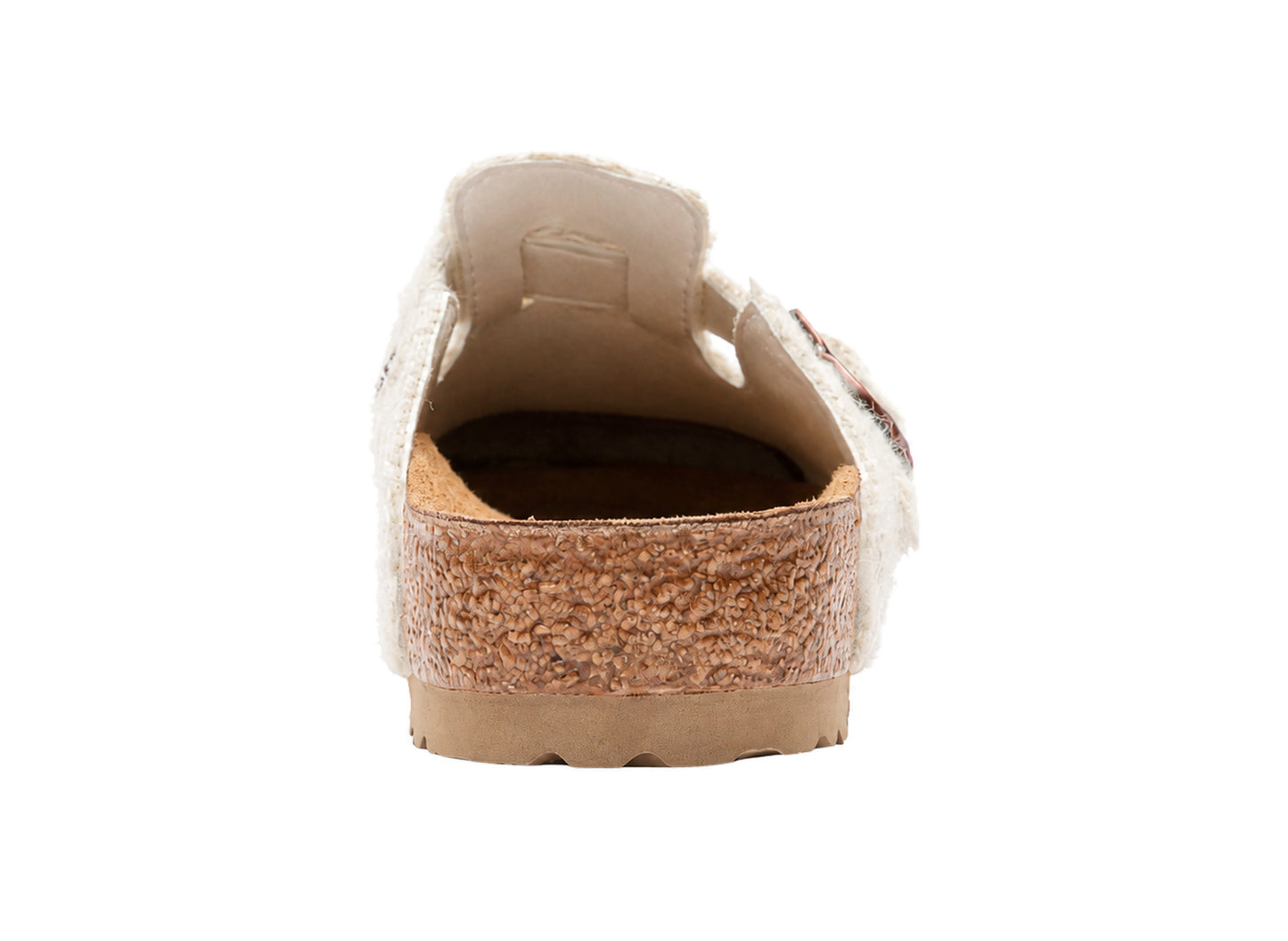 Birkenstock x Cole Bennett Boston Woolly Moon in Off-White