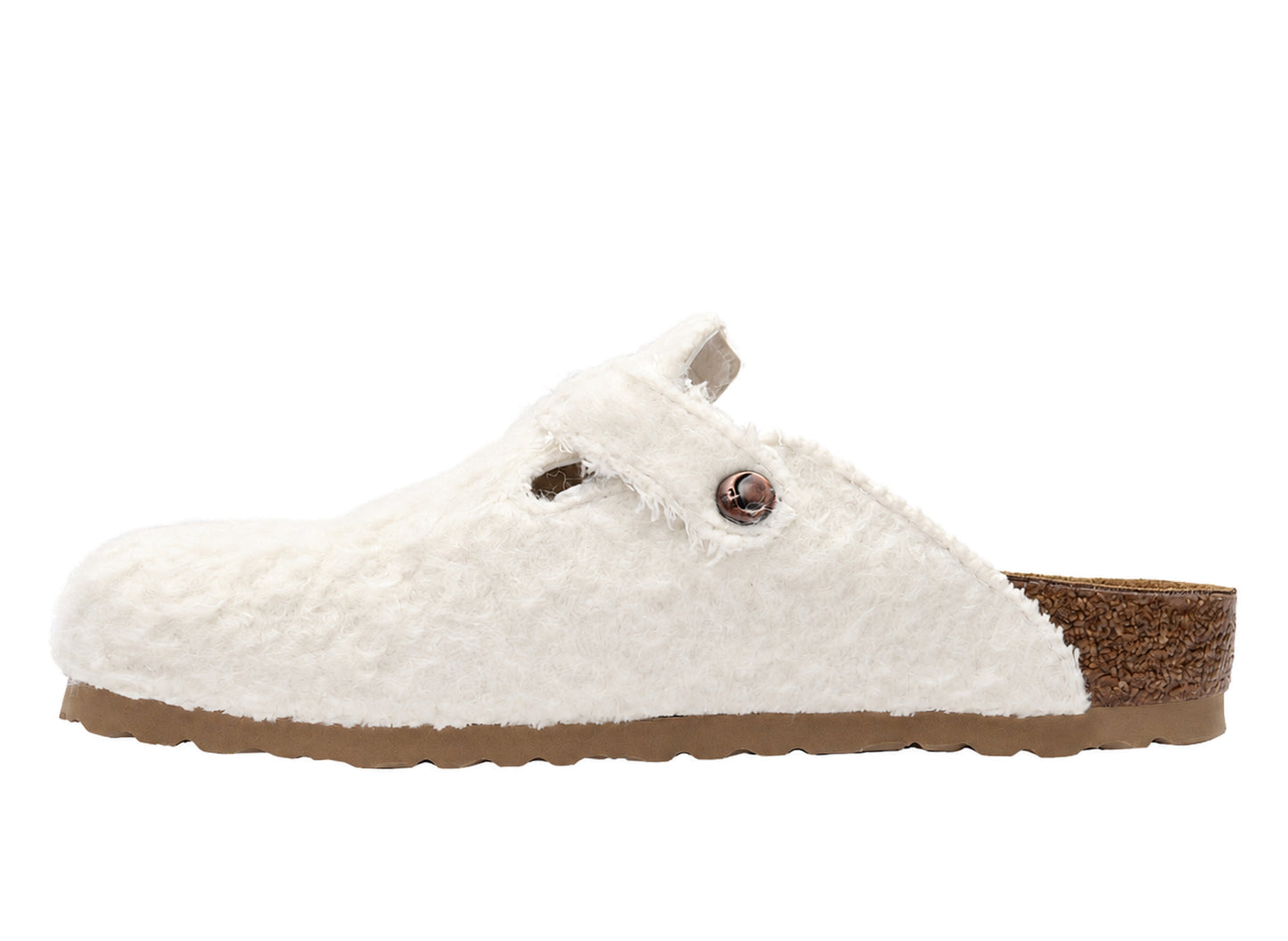 Birkenstock x Cole Bennett Boston Woolly Moon in Off-White