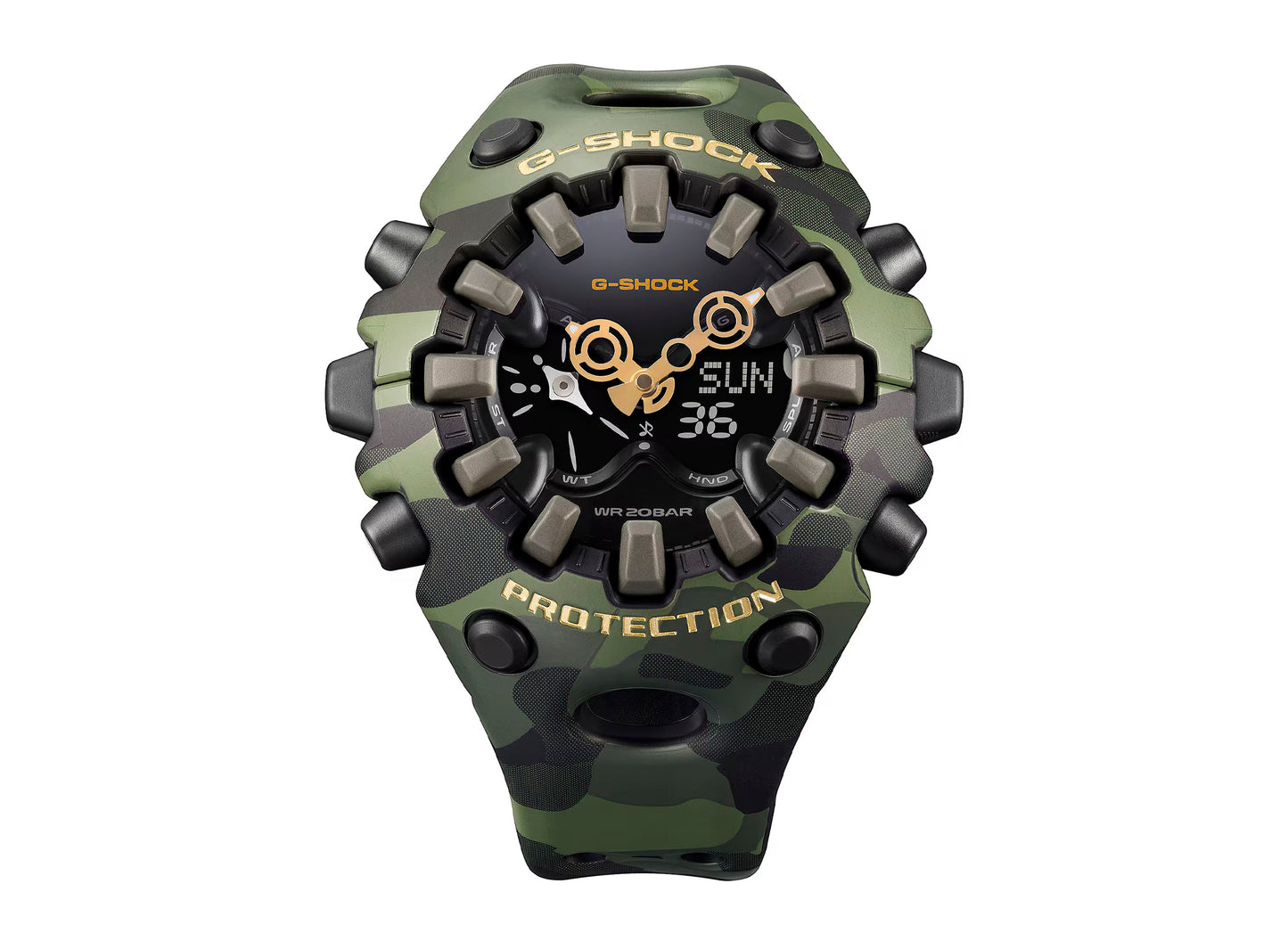 Casio G-Shock GAV01CMG-3A Camo & Gold