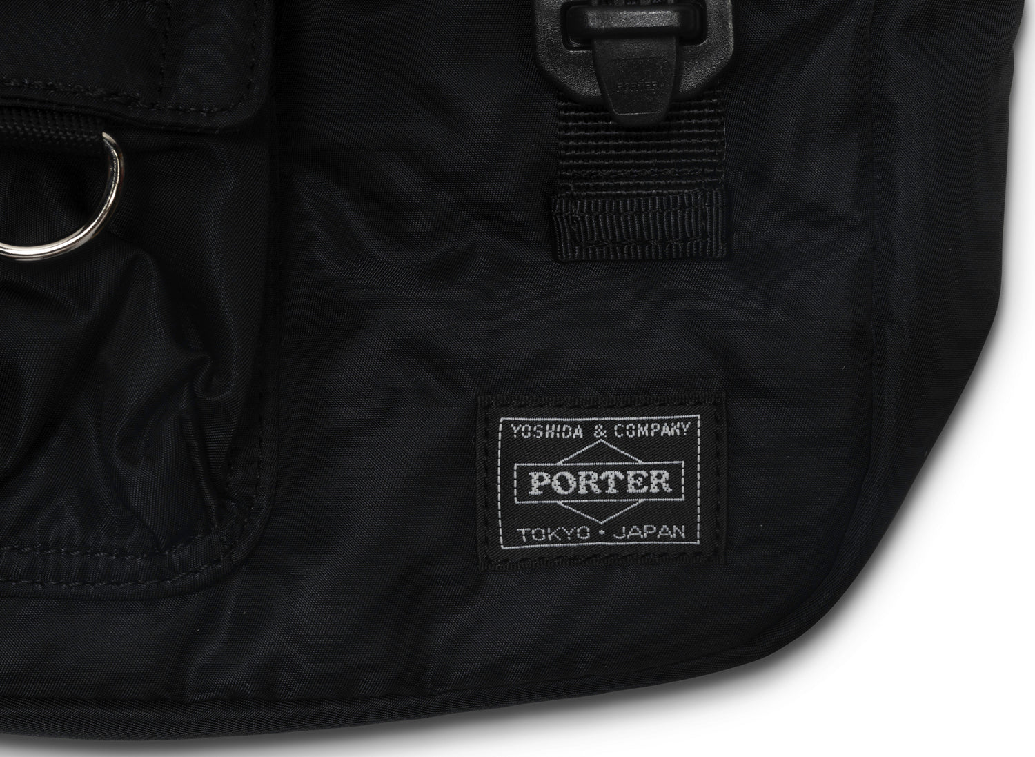 Comme des Garçon HOMME Porter Nylon Cross Body Bag - view 2
