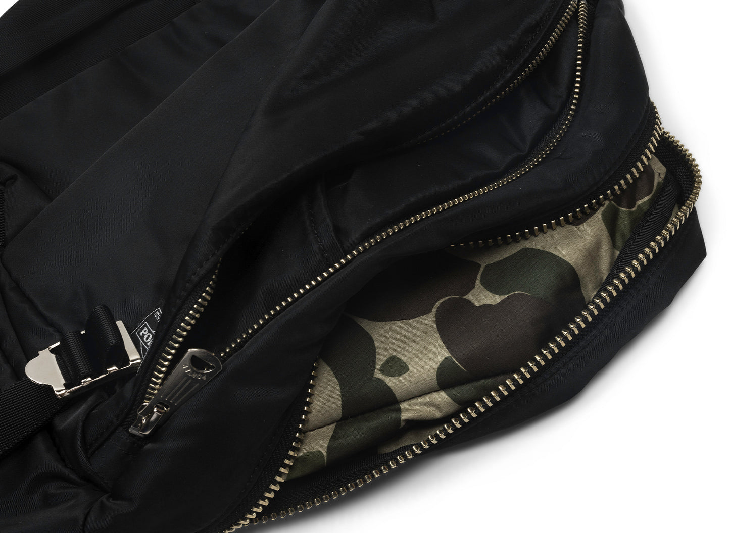 Comme des Garçon HOMME Porter Nylon Zip Bag - view 3