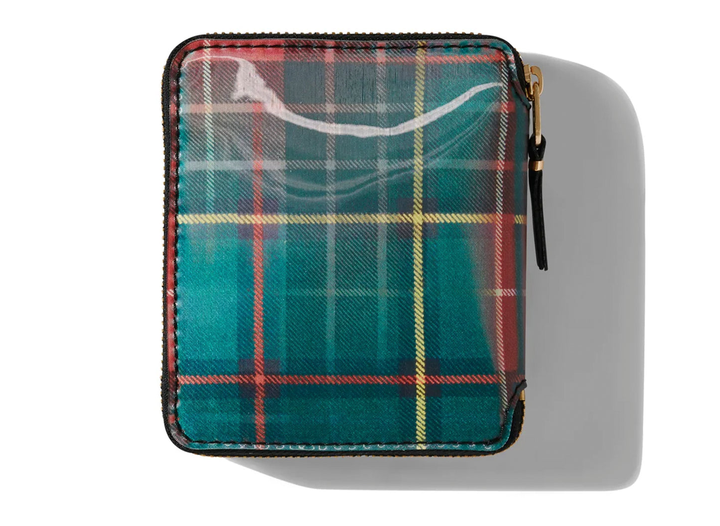 Comme des Garçon Lenticular Tartan SA2100 Wallet 'Red/Green' - view 2
