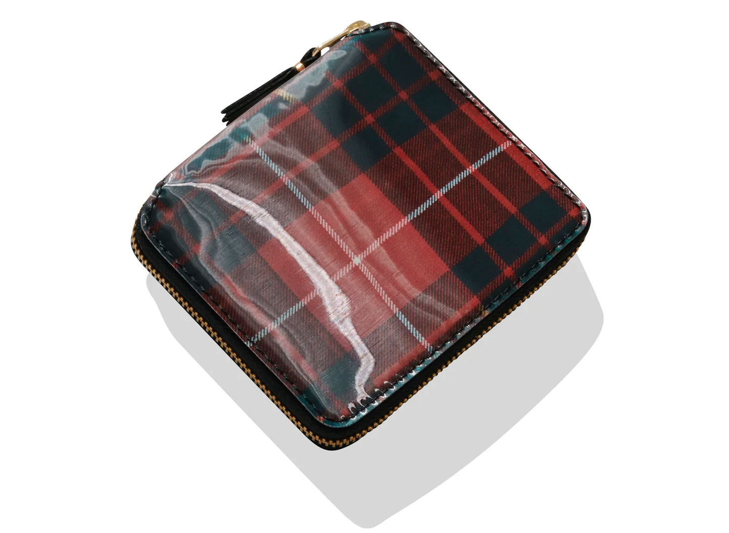 Comme des Garçon Lenticular Tartan SA2100 Wallet 'Red/Green' - view 3