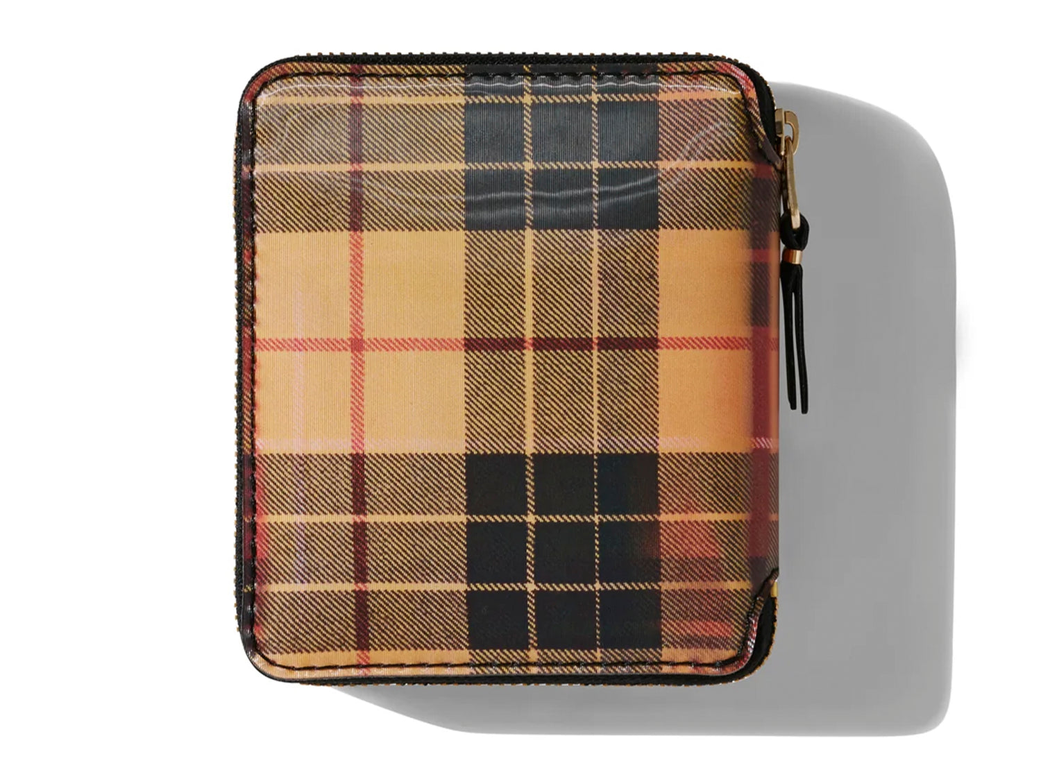 Comme des Garçon Lenticular Tartan SA2100 Wallet 'Red/Yellow' - view 2