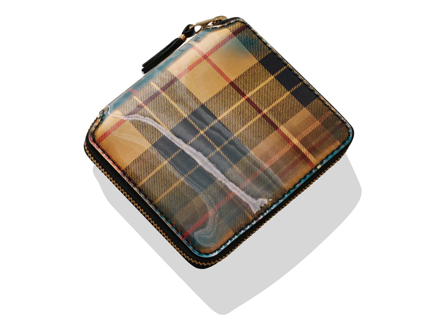 Comme des Garçon Lenticular Tartan SA2100 Wallet 'Yellow/Green' - view 3