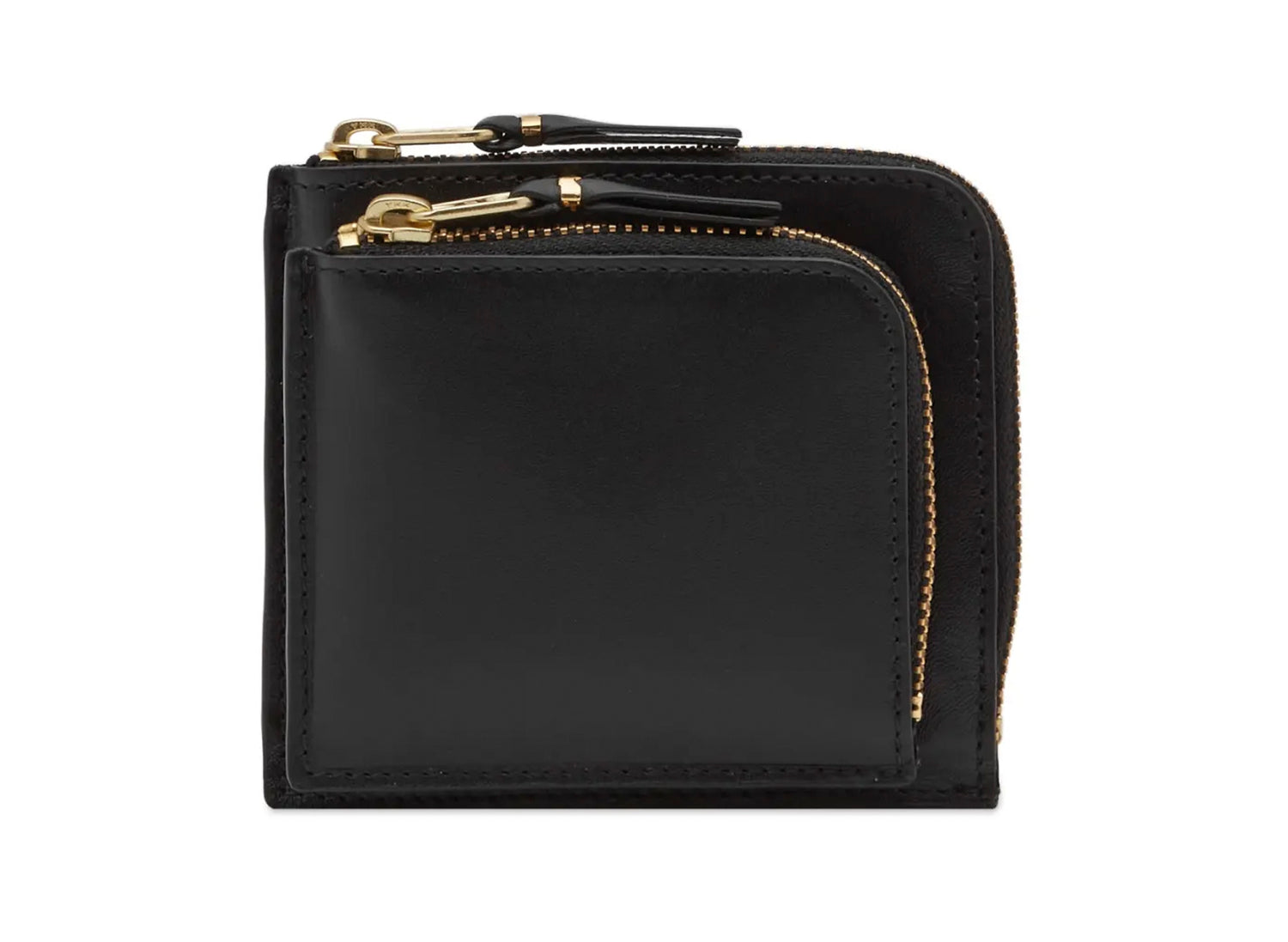 Comme des Garçon Outside Pocket Wallet in Black