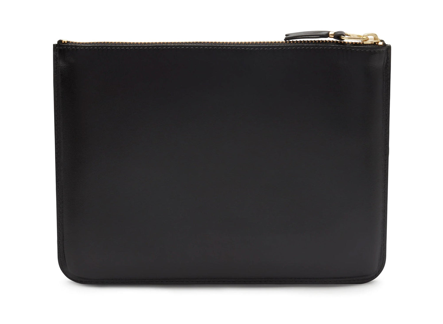 Comme des Garçon Outside Pocket Zip Pouch in Black - view 2