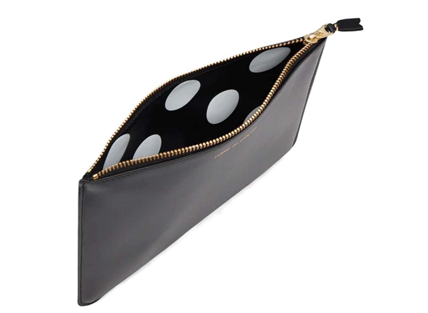 Comme des Garçon Polka Dot Interior Zip Wallet - view 3
