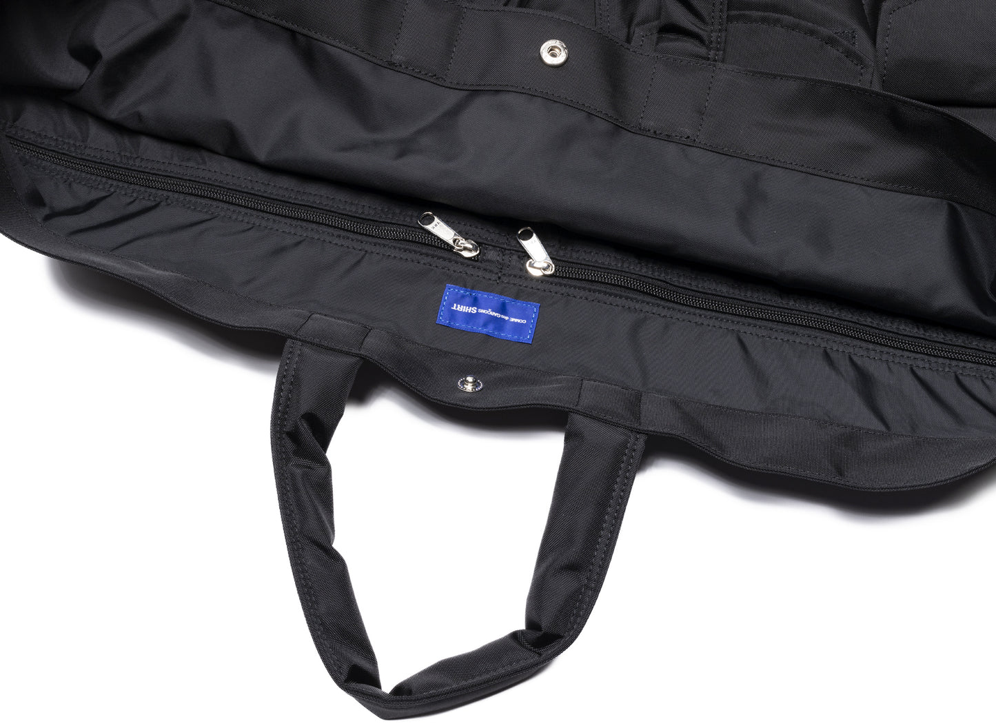 Comme des Garçon SHIRT Nylon Duffle Bag in Black - view 3