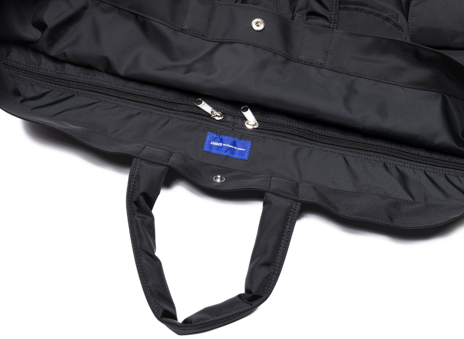Comme des Garçon SHIRT Nylon Duffle Bag in Black - view 3