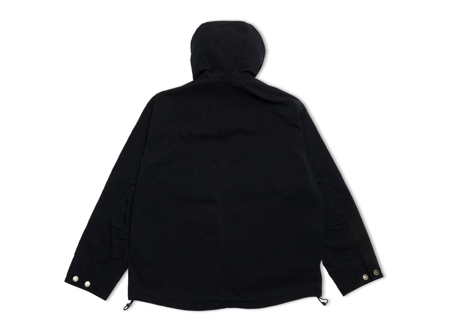 Comme des Garçons HOMME Hooded Workwear Jacket in Black — view 2