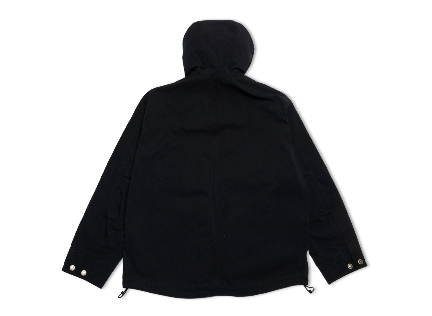 Comme des Garçons HOMME Hooded Workwear Jacket in Black — view 2