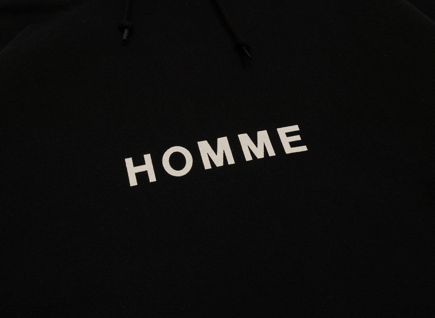 Comme des Garçons HOMME Hoodie in Black - view 2