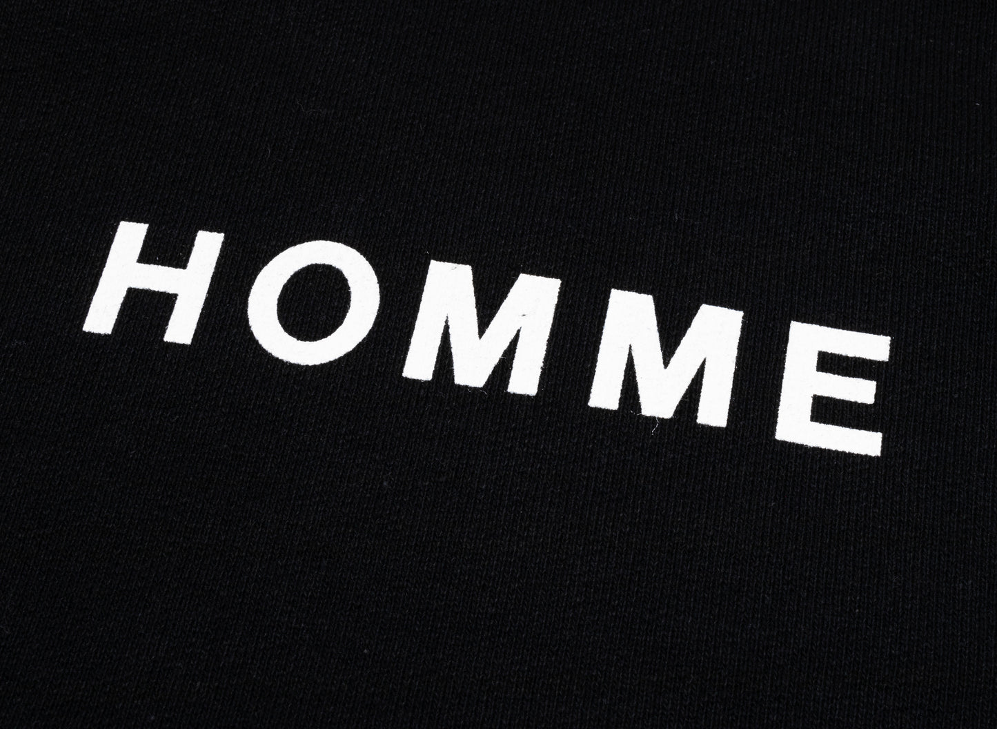 Comme des Garçons HOMME Logo Hoodie in Black - view 2