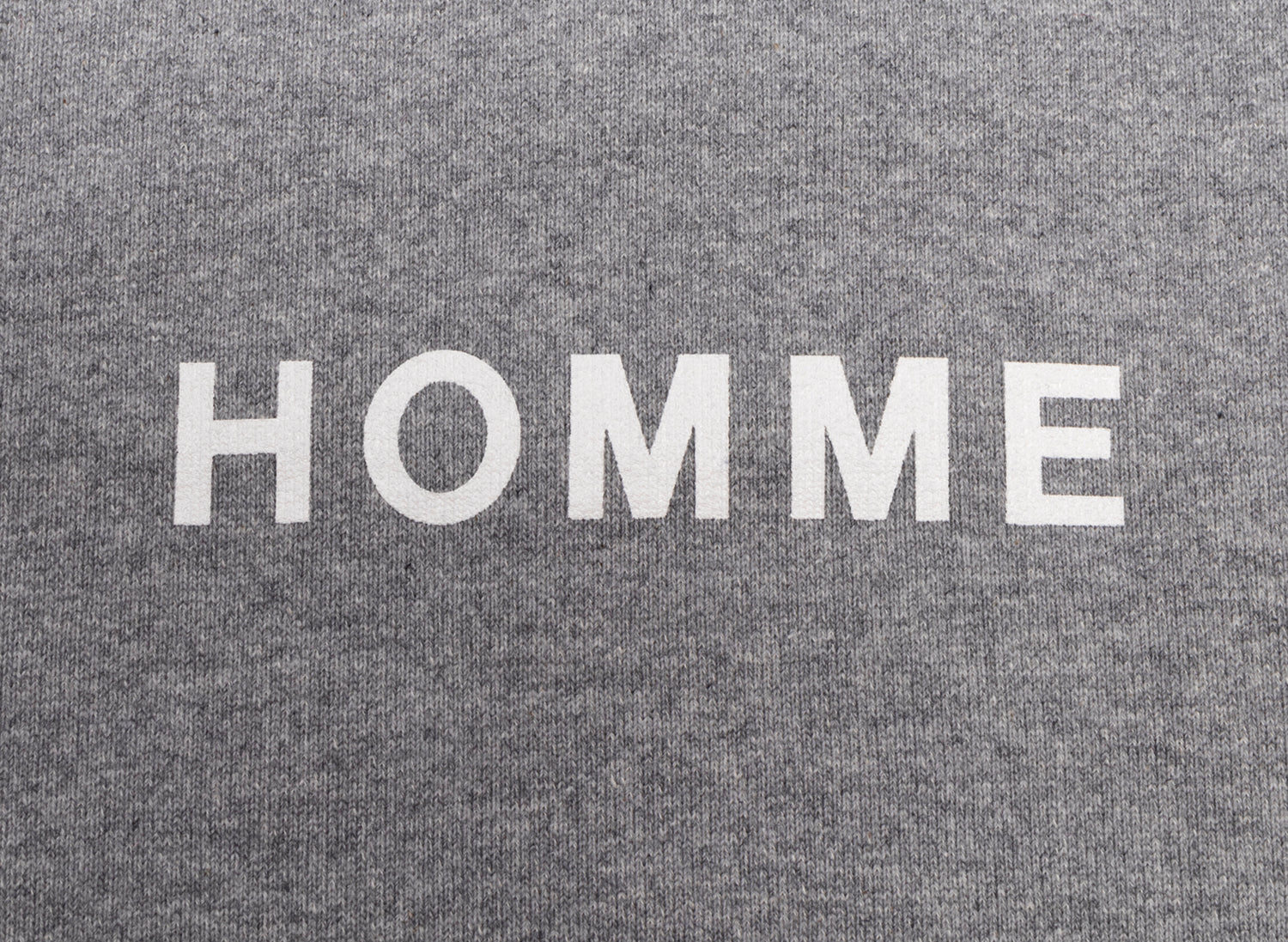 Comme des Garçons HOMME Logo Hoodie in Grey - view 2