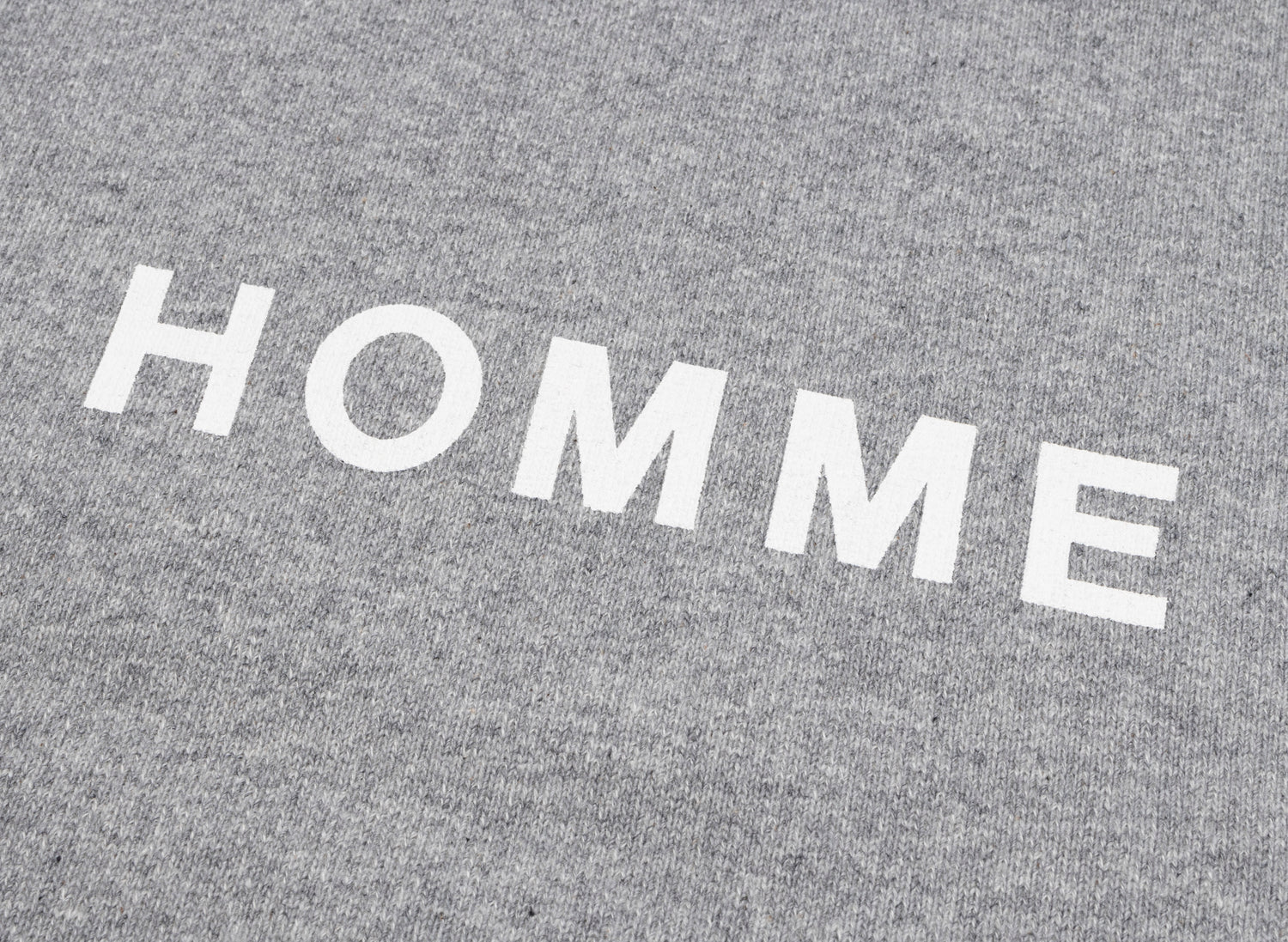 Comme des Garçons HOMME Logo Hoodie in Grey - view 2