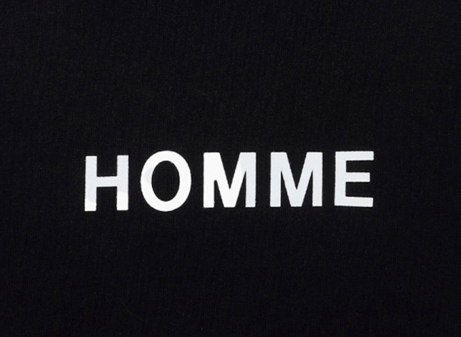 Comme des Garçons HOMME Logo T-Shirt in Black v1 - view 2