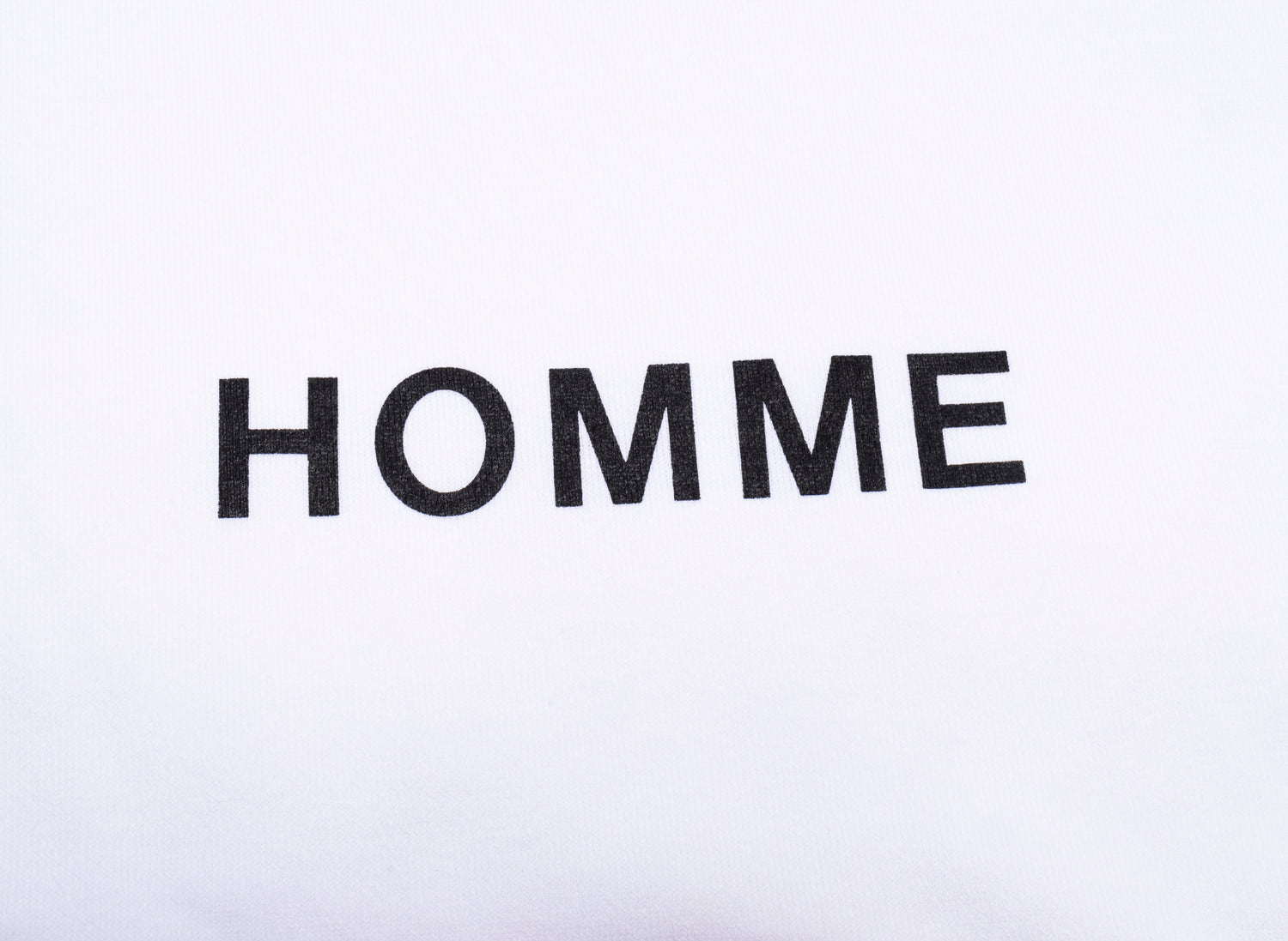 Comme des Garçons HOMME Logo T-Shirt in White v1 - view 2