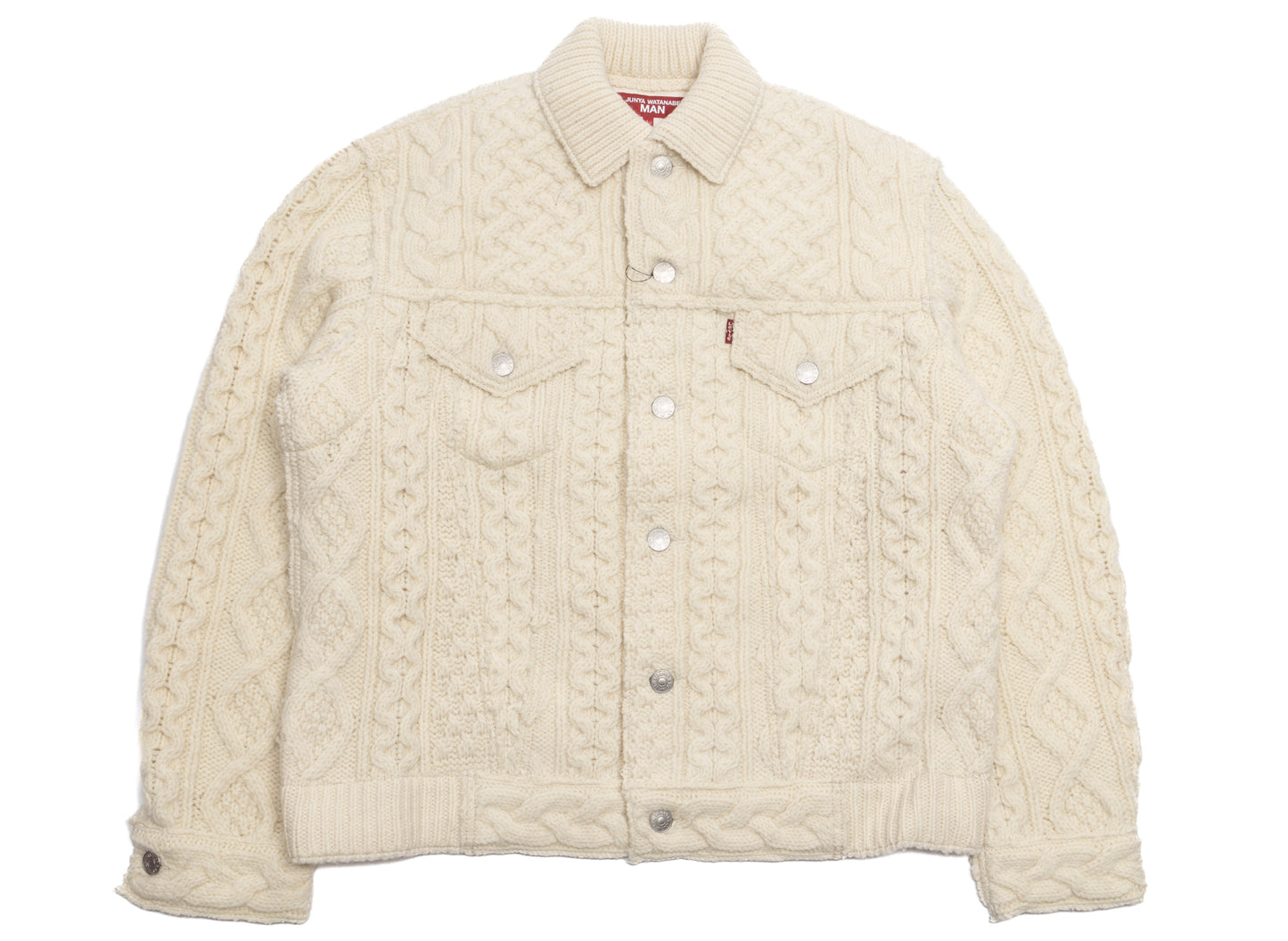 美品！Levi's×JUNYAWATANABE COMMEdesGARÇONS Comme des Garçons Junya Watanabe MAN x Levi's Knit Jacket