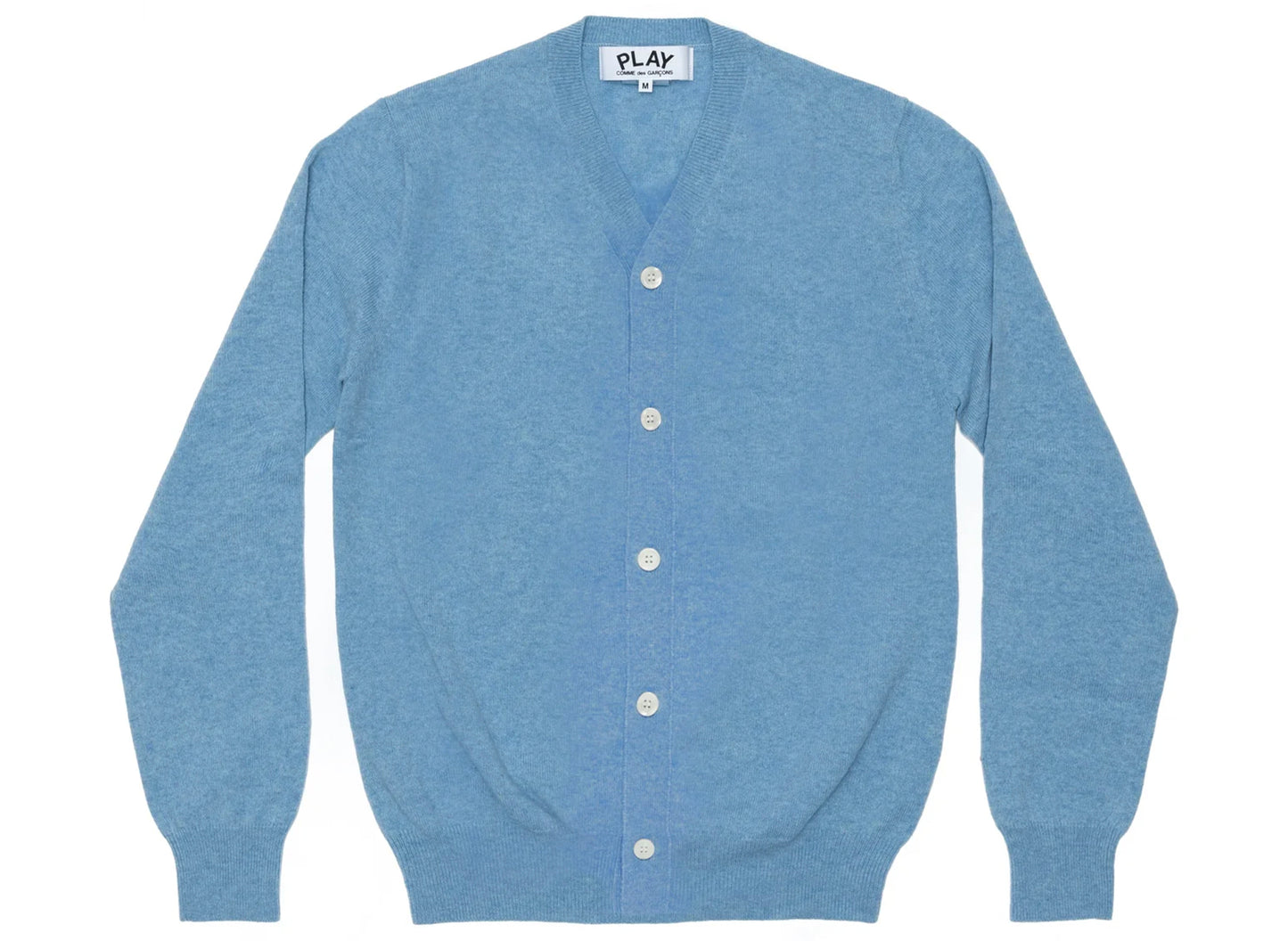 Comme des Garçons PLAY Cardigan in Light Blue