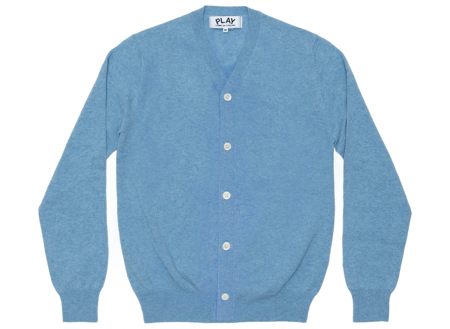 Comme des Garçons PLAY Cardigan in Light Blue