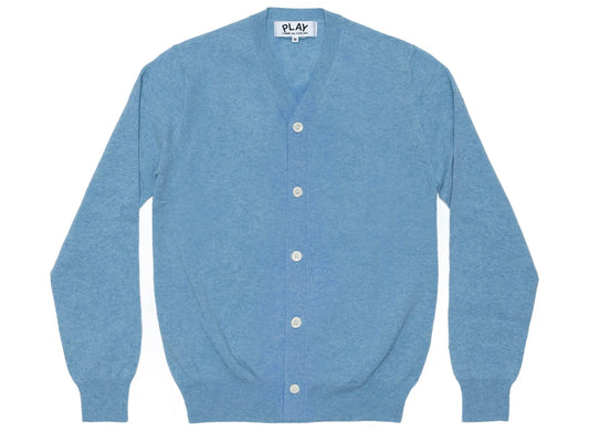 Comme des Garçons PLAY Cardigan in Light Blue