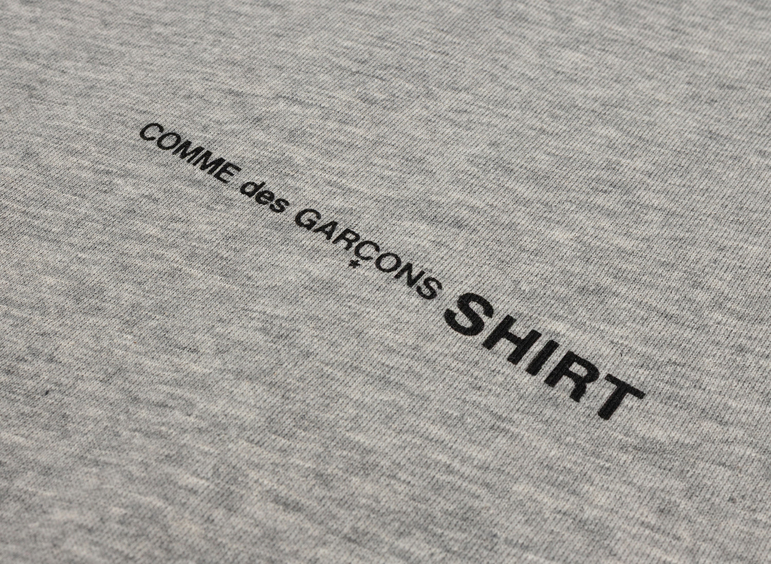 Comme des Garçons SHIRT Core Logo Tee in Grey - view 2