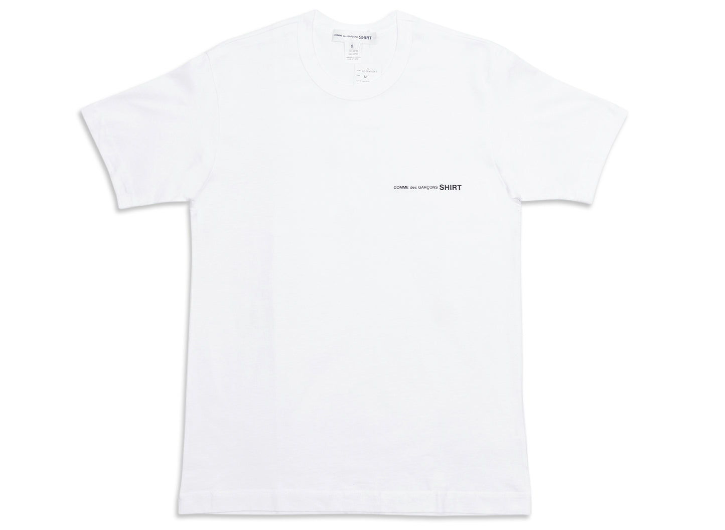 Comme des Garçons SHIRT Core Logo Tee in White