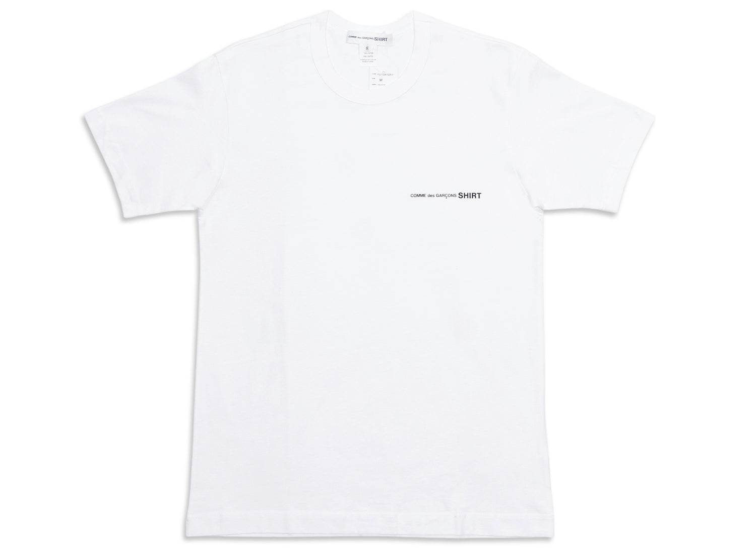 Comme des Garçons SHIRT Core Logo Tee in White