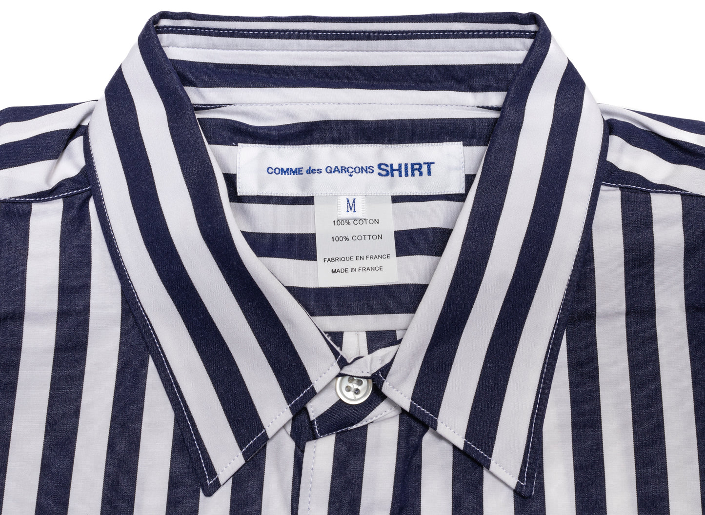 Comme des Garçons SHIRT FOREVER Relaxed Long-Sleeve Shirt in Blue