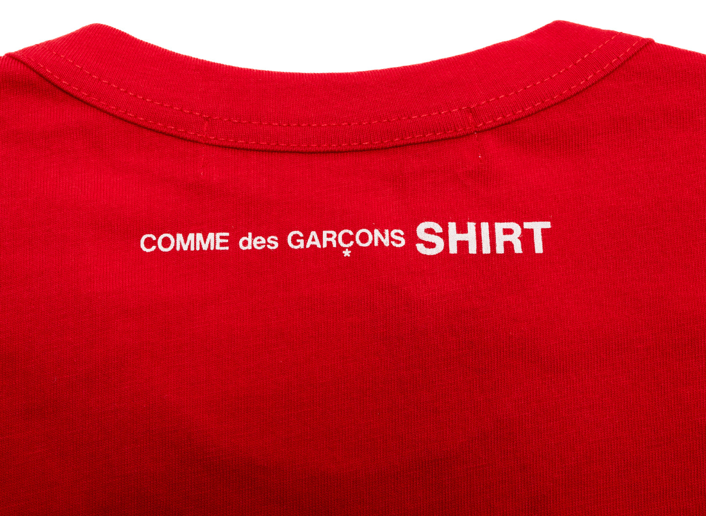 Comme des Garçons SHIRT L/S Knit T-Shirt in Red - view 2