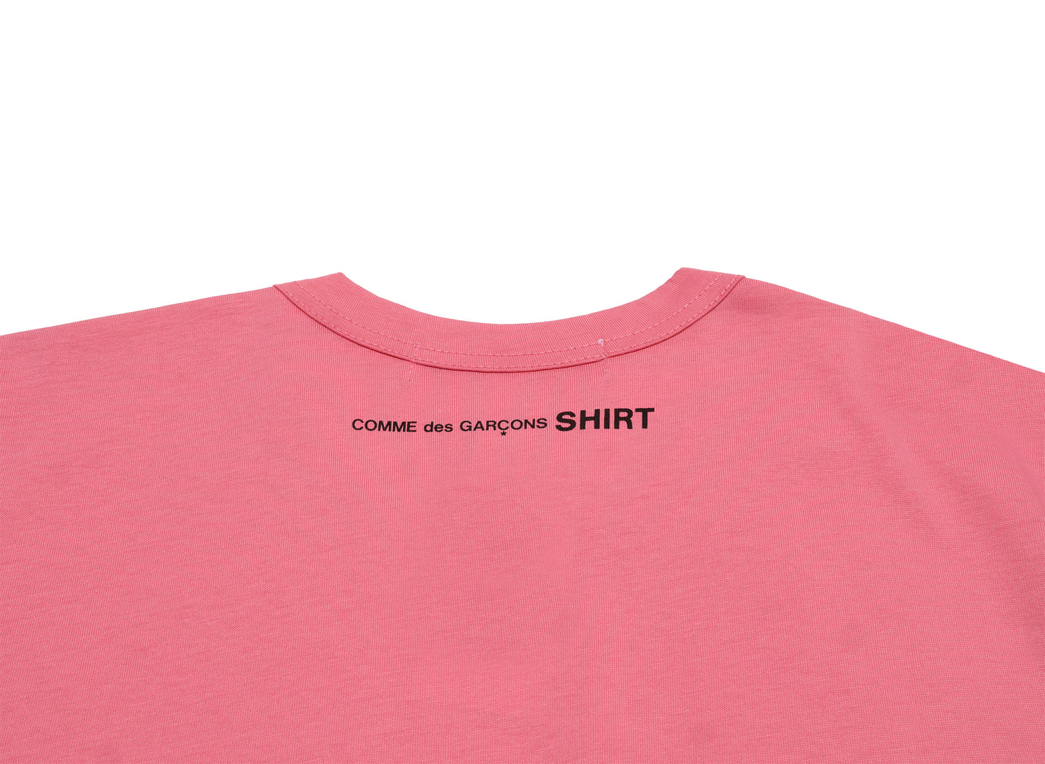 Comme des Garçons SHIRT Logo Tee Oversized in Pink - view 2