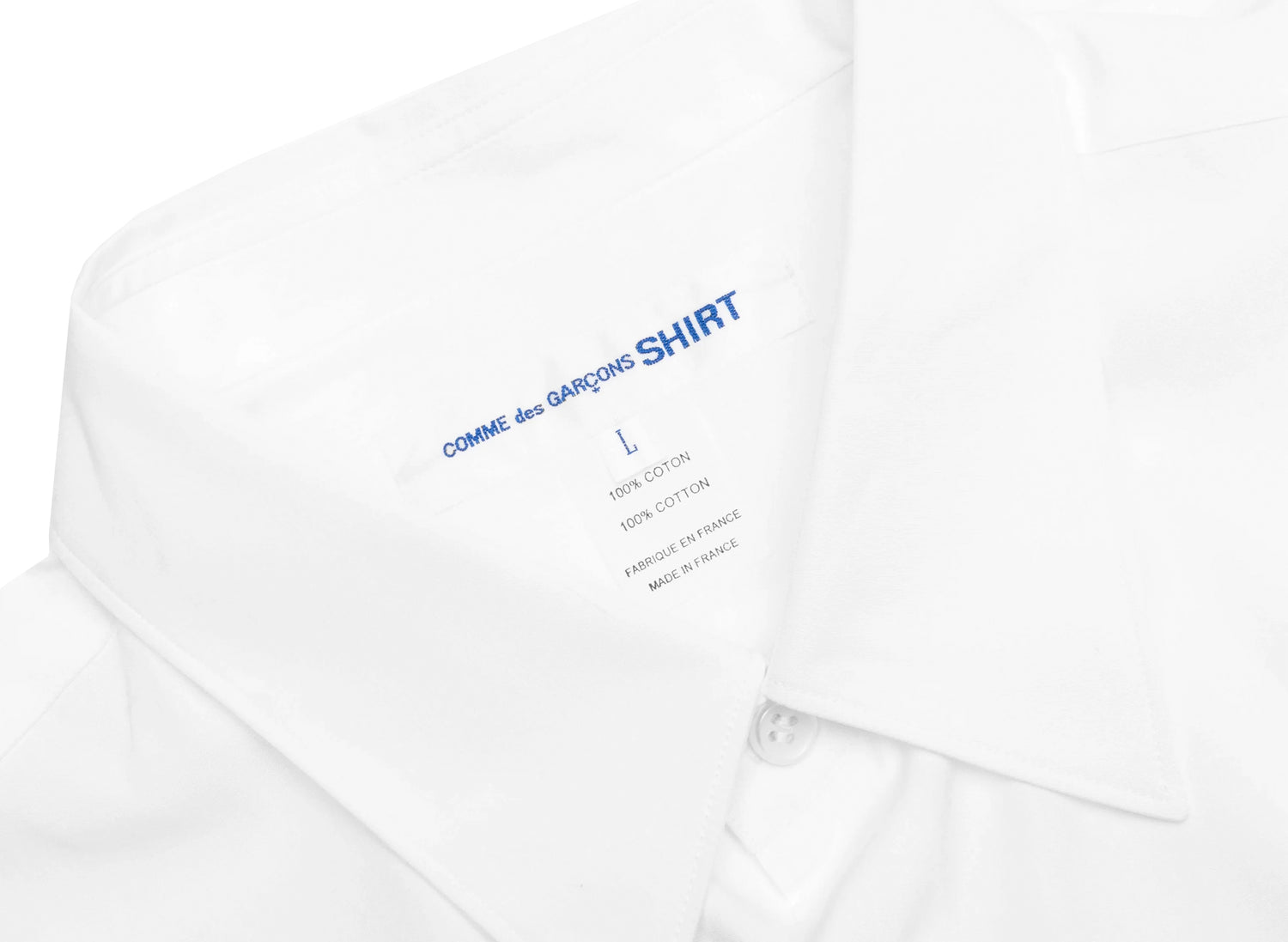 Comme des Garçons SHIRT Woven Shirt in White — view 3