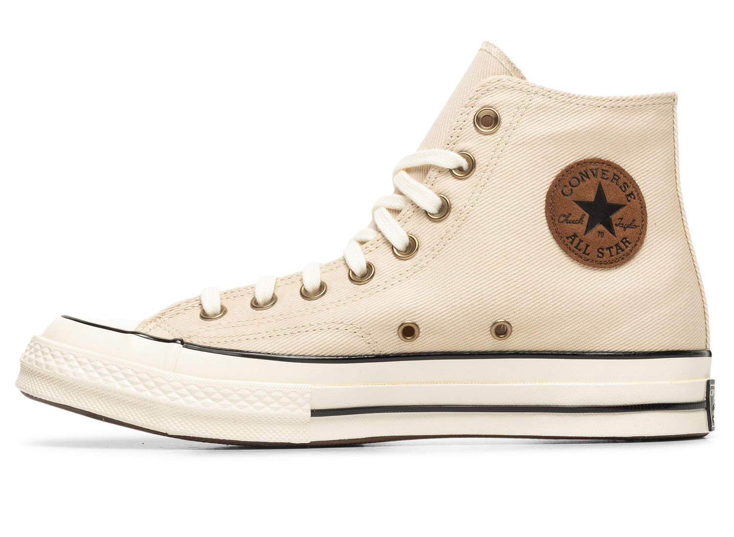 Converse Chuck 70 Hi 'Light Dune/Dark Whiskey/Egret' - view 3