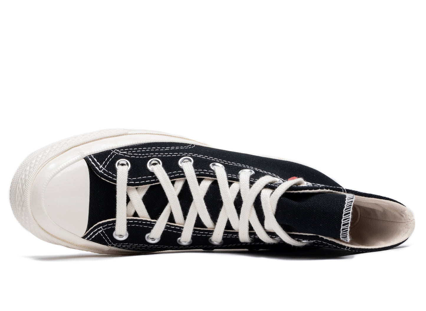 Converse Comme des Garçons Play Heart Chuck 70 Hi in Black - view 4