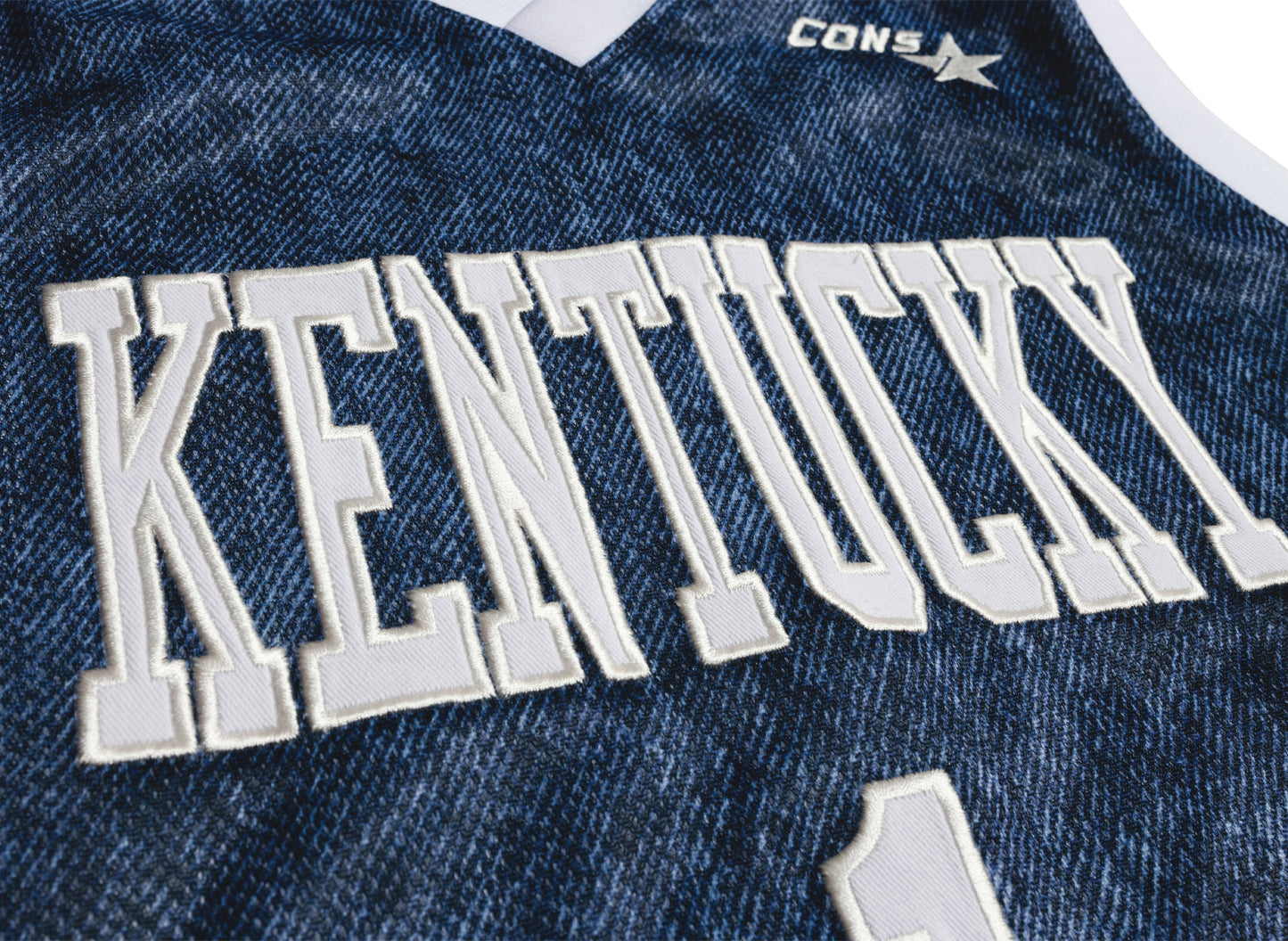 Converse University of Kentucky Basketball Denim Jersey in Blue — view 6