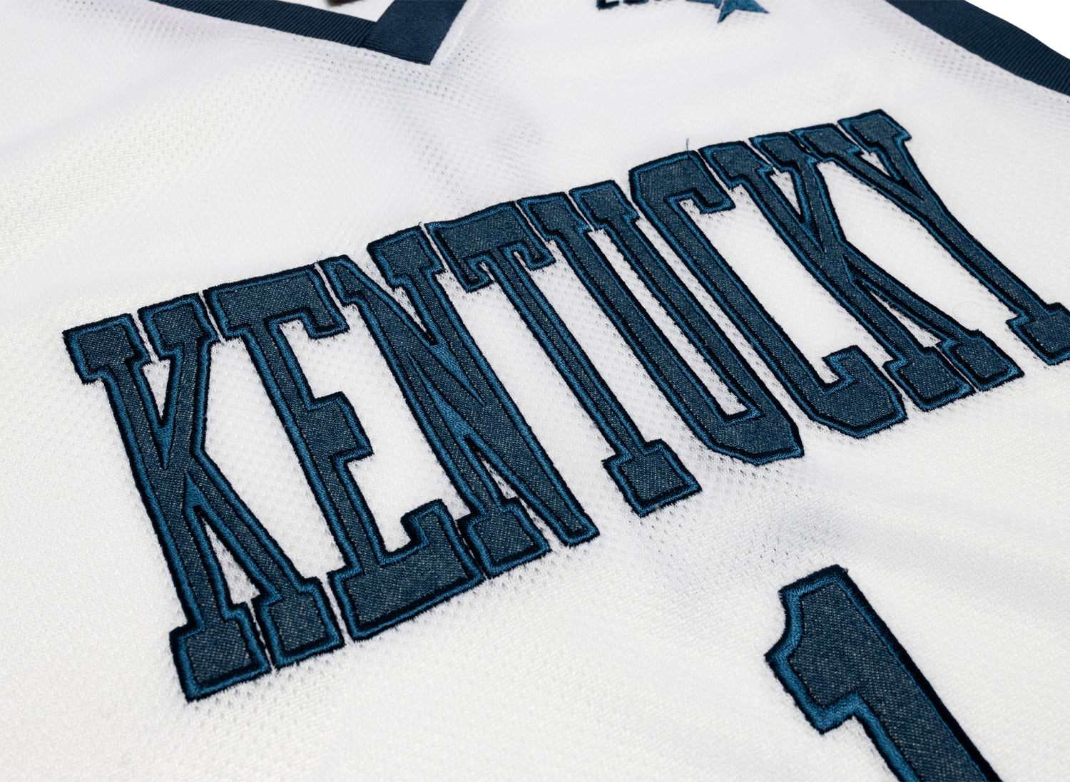 Converse University of Kentucky Basketball Denim Jersey in White — view 6