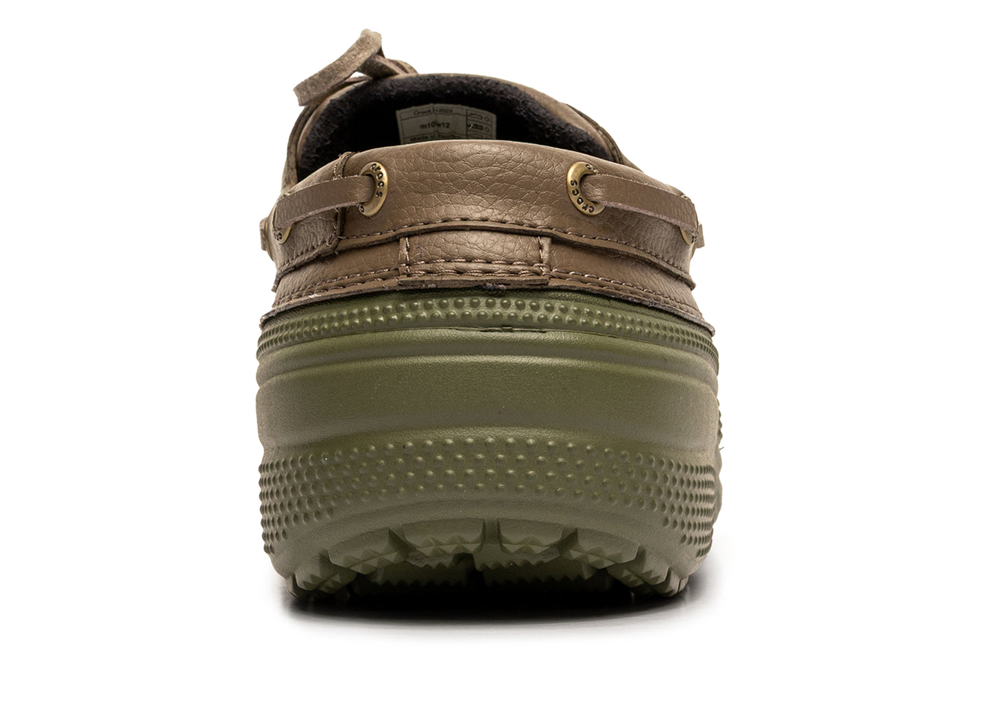 Crocs Classic Boat Shoe Army Green Walnut - Damaged — view 2